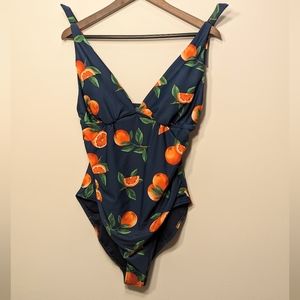 NWT Citrus One Piece Bath Suit